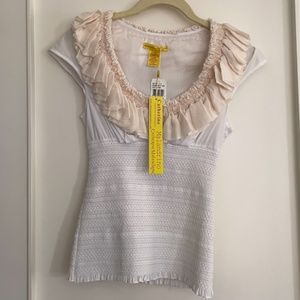 NWT Designer Blouse Catherine Malandrino 0 XS